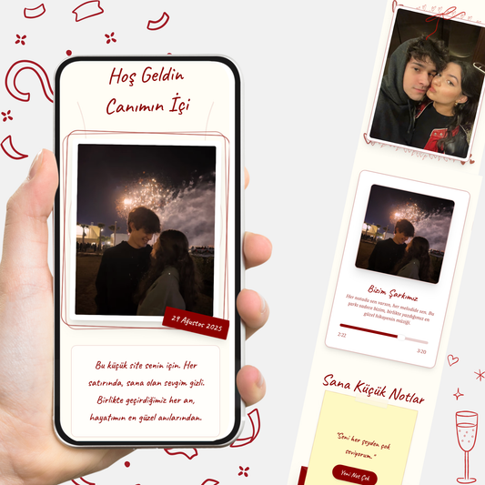 Sevgiliye Özel Web Site