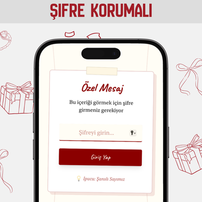 Sevgiliye Özel Web Site